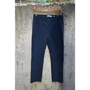 Vince Navy Cropped Slim Trousers – Size Large